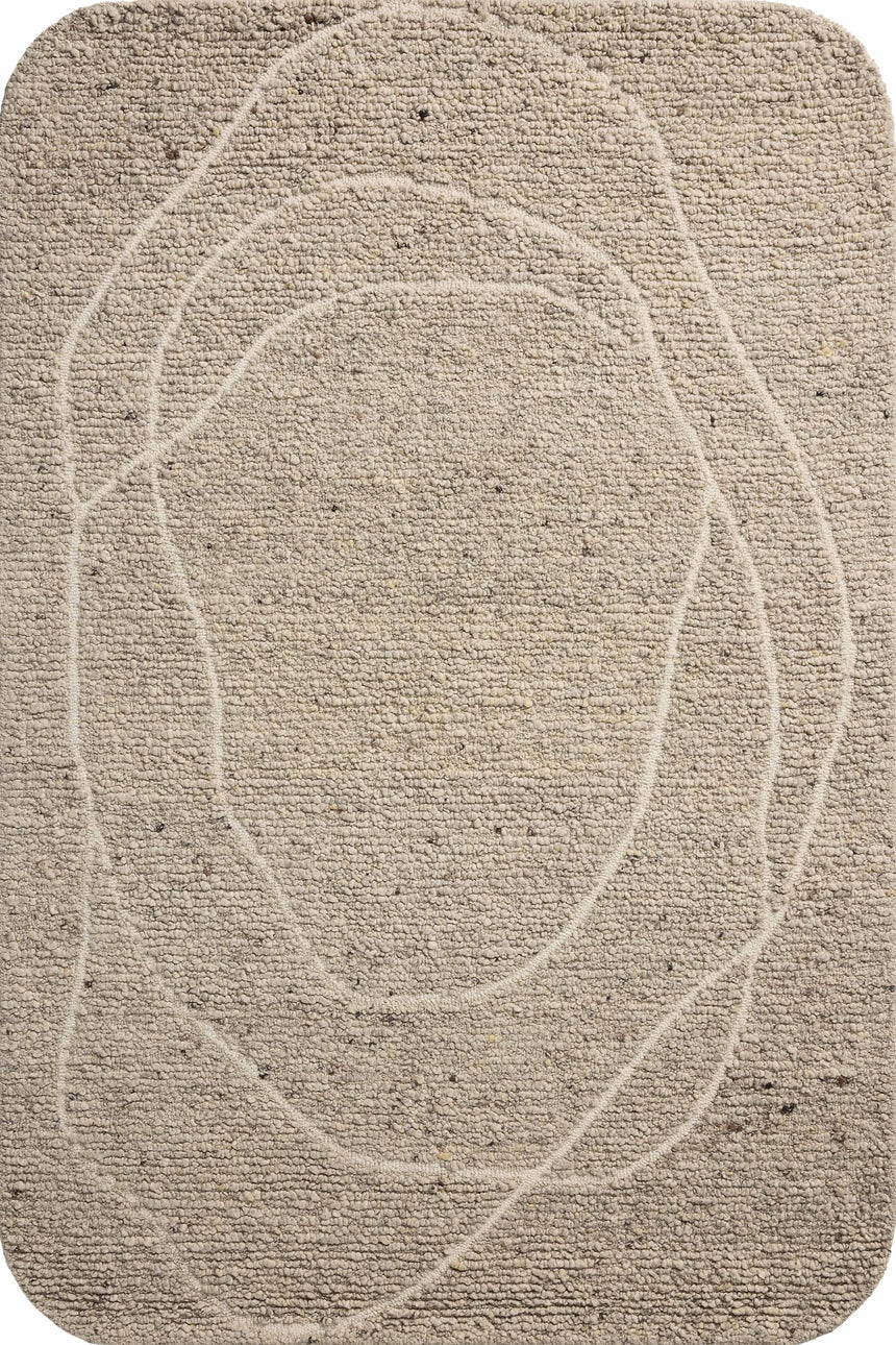 Otis Rug 01 | Oatmeal / Ivory