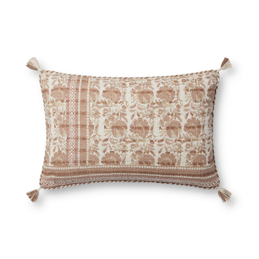 Blush / Ivory Pillow