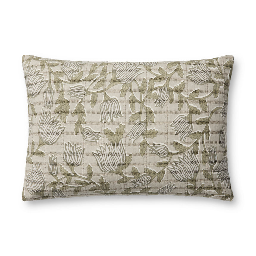 Natural / Sage Pillow