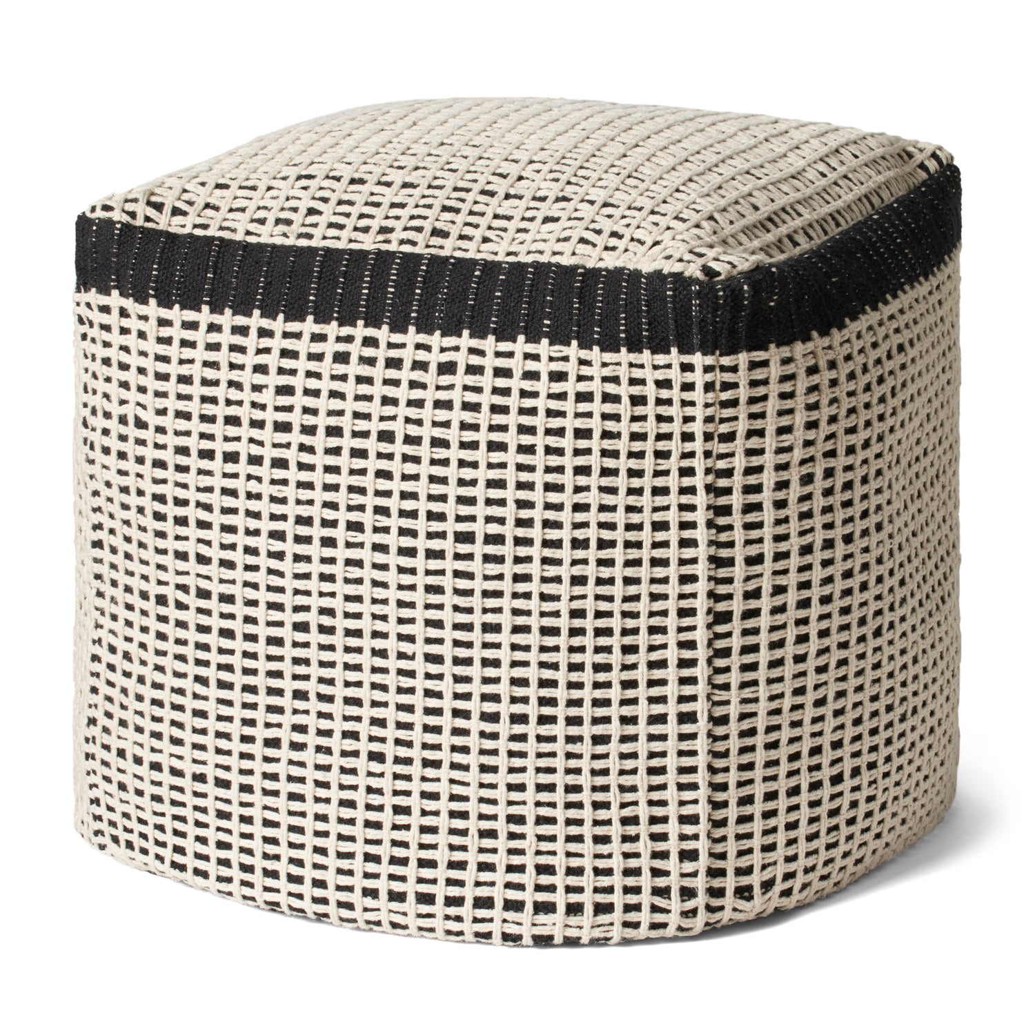 Black / Ivory Pillow | LPF0040