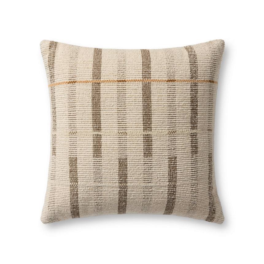 Ivory / Brown Pillow | PLL0175