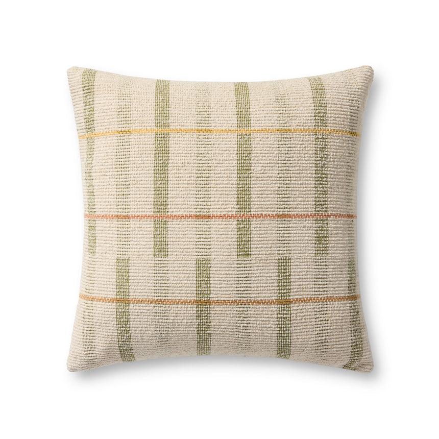 Ivory / Green Pillow | PLL0175