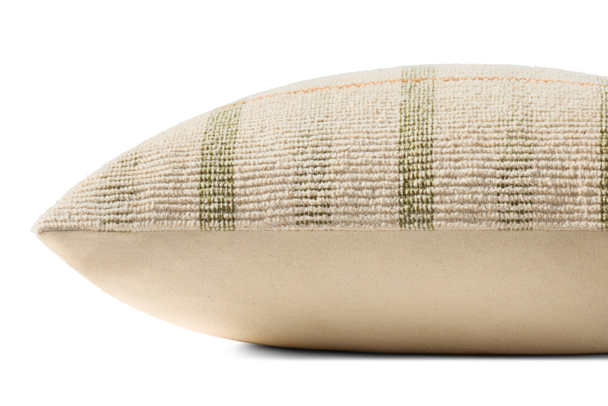 Ivory / Green Pillow | PLL0175