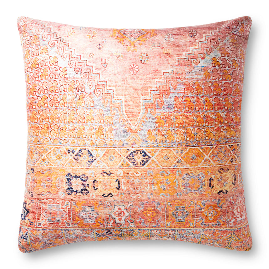 Coral / Multi Pillow | P0885