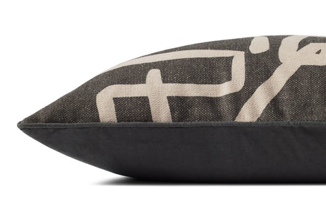 Charcoal / Natural Pillow
