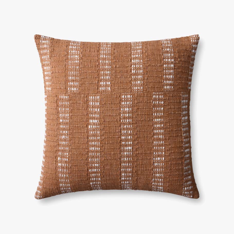 Loloi Pillow PLL0135 in 22" x 22", on white