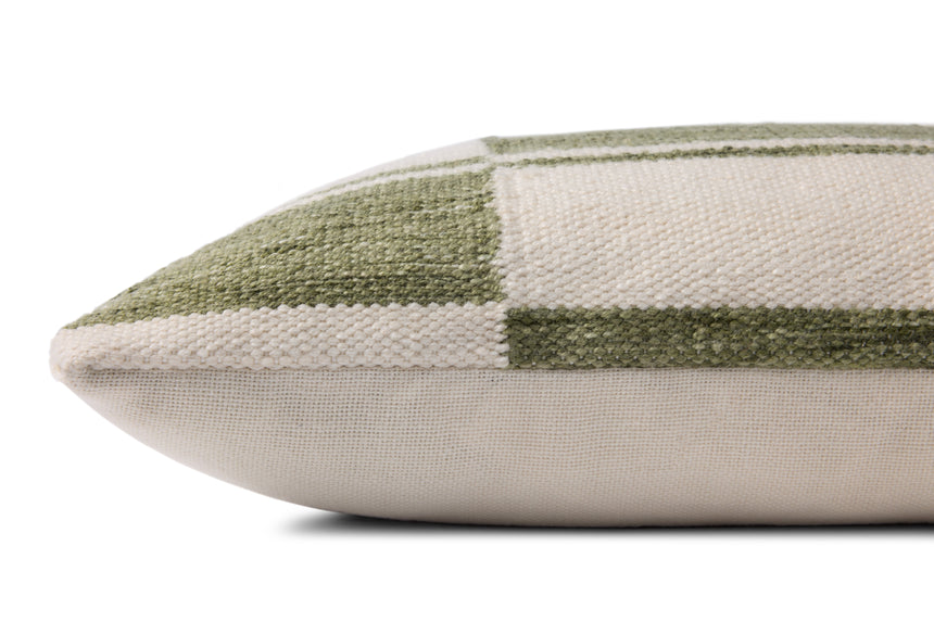 Ivory / Green Pillow | PLL0139