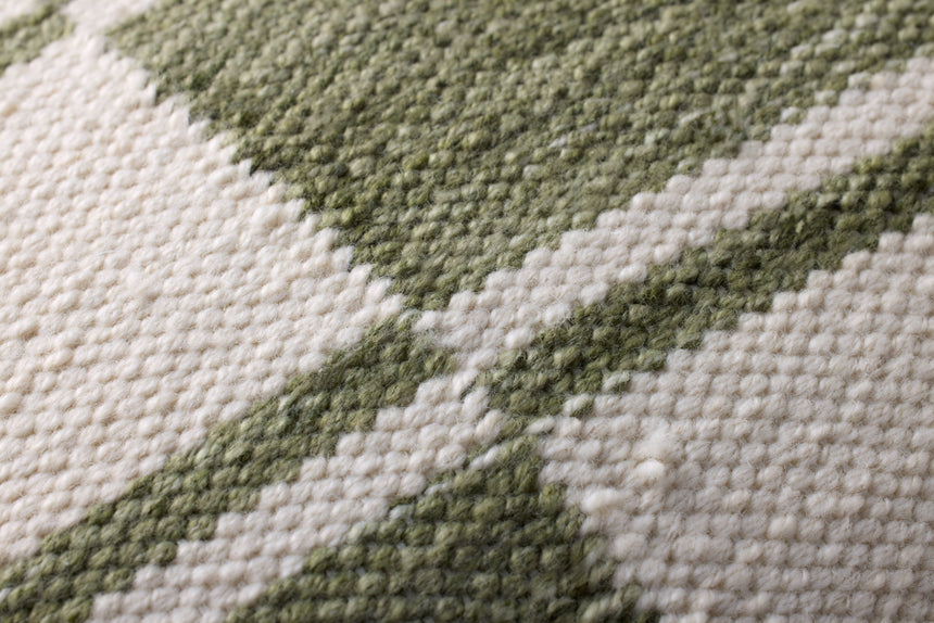 Ivory / Green Pillow | PLL0139