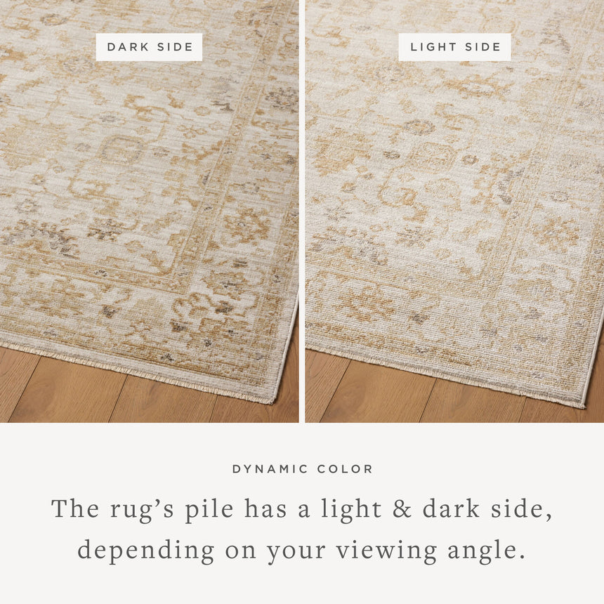 Pace Rug 02 | Natural / Gold