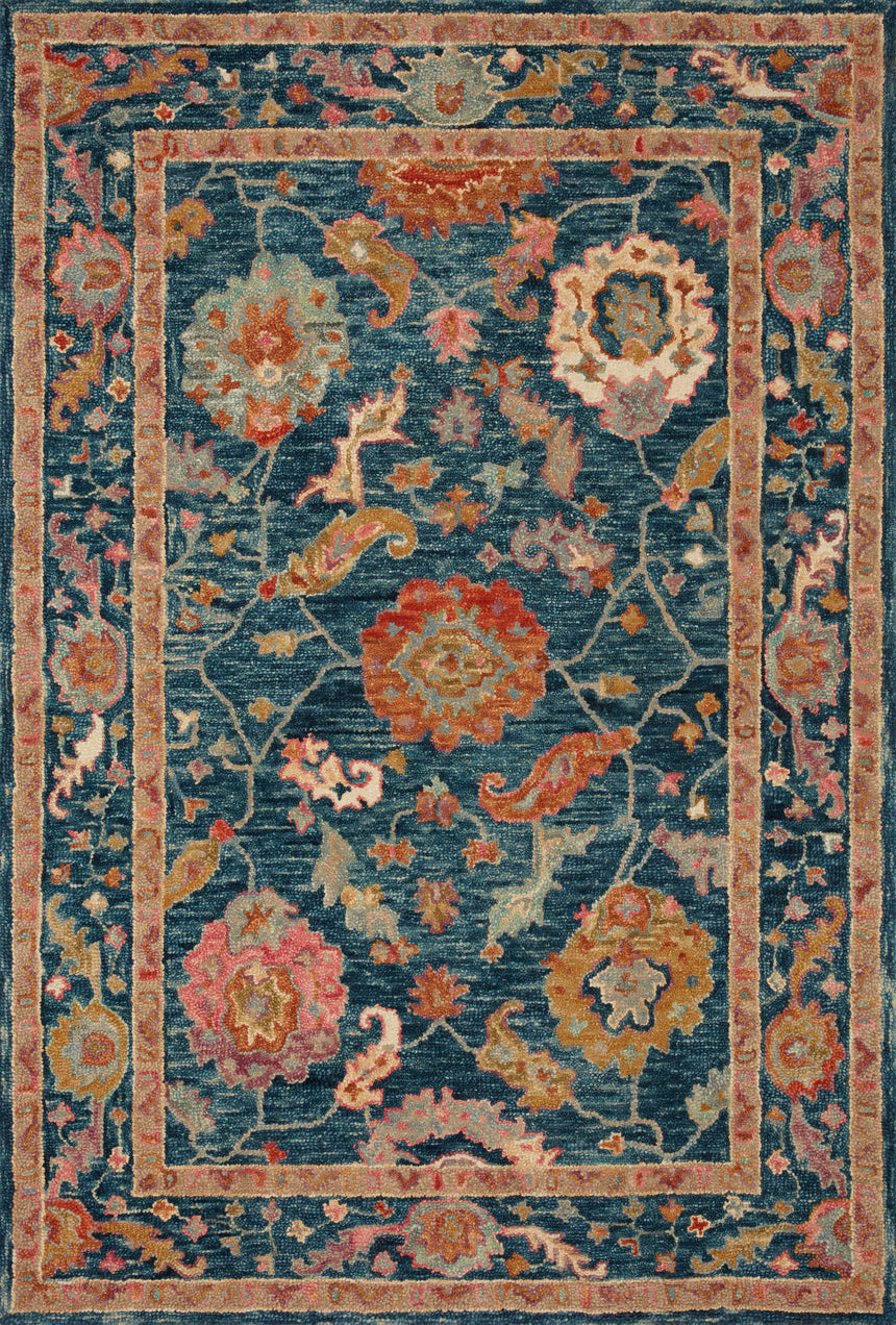 Padma Rug 01 | Marine / Multi
