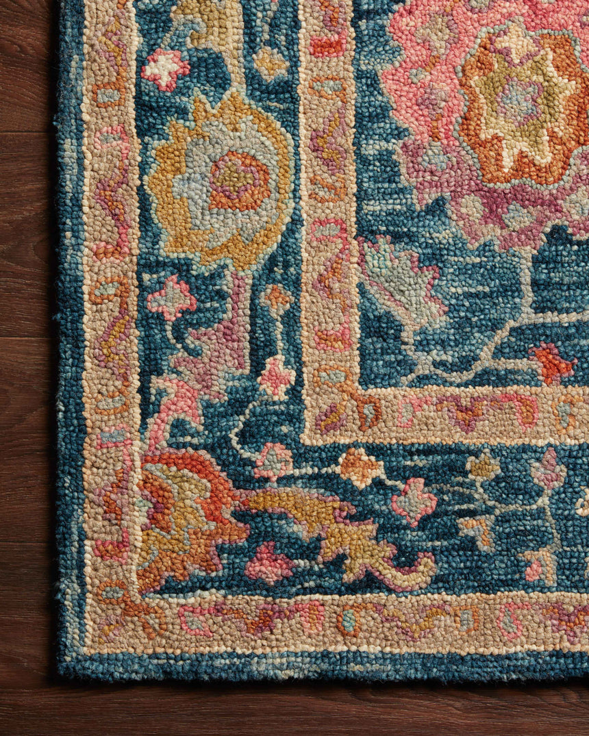 Padma Rug 01 | Marine / Multi
