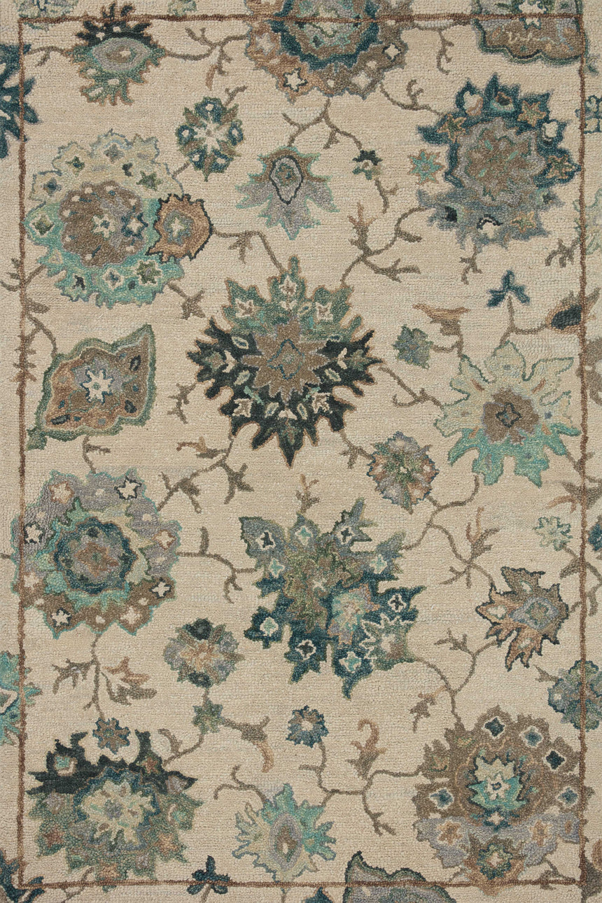 Padma Rug 03 | Ivory / Blue