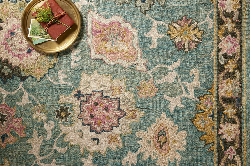 Padma Rug 04 | Teal / Multi