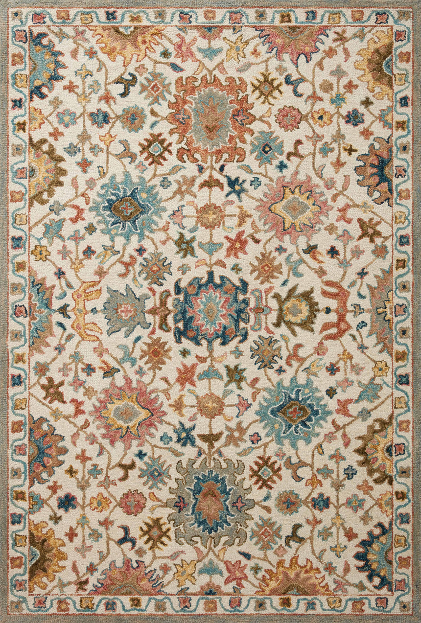 Padma Rug 05 | Ivory / Multi