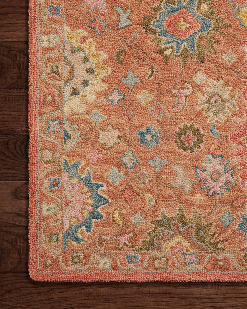 Padma Rug 05 | Terracotta / Multi
