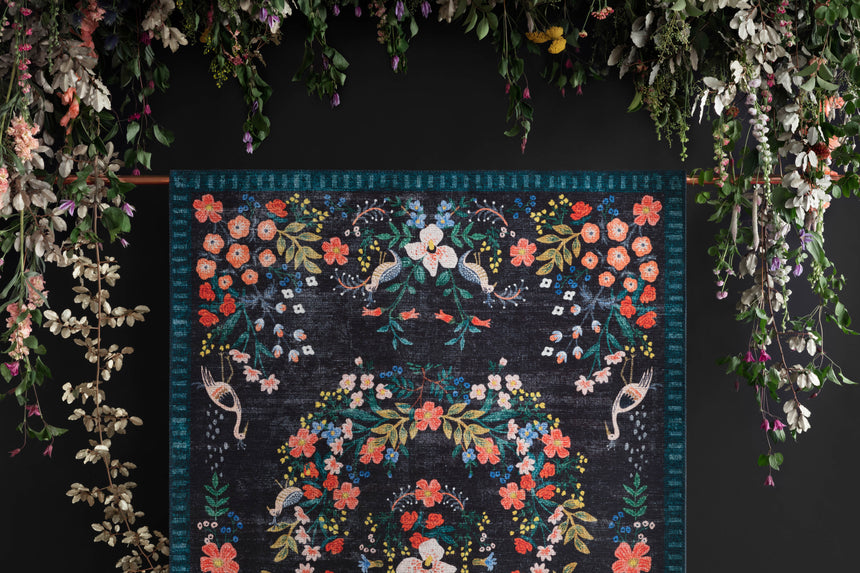 Palais Rug 03 | Black / Multi