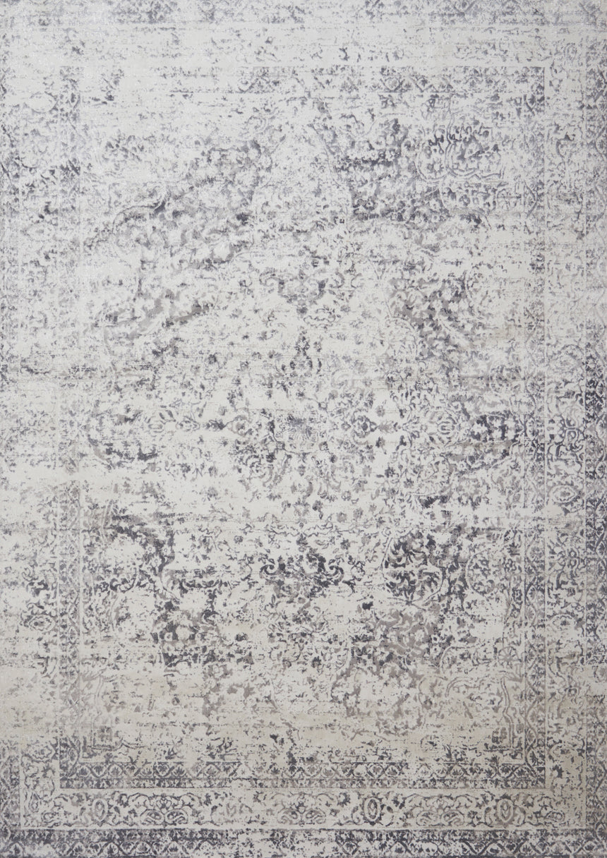 Patina Rug 03 | Silver / Lt. Grey