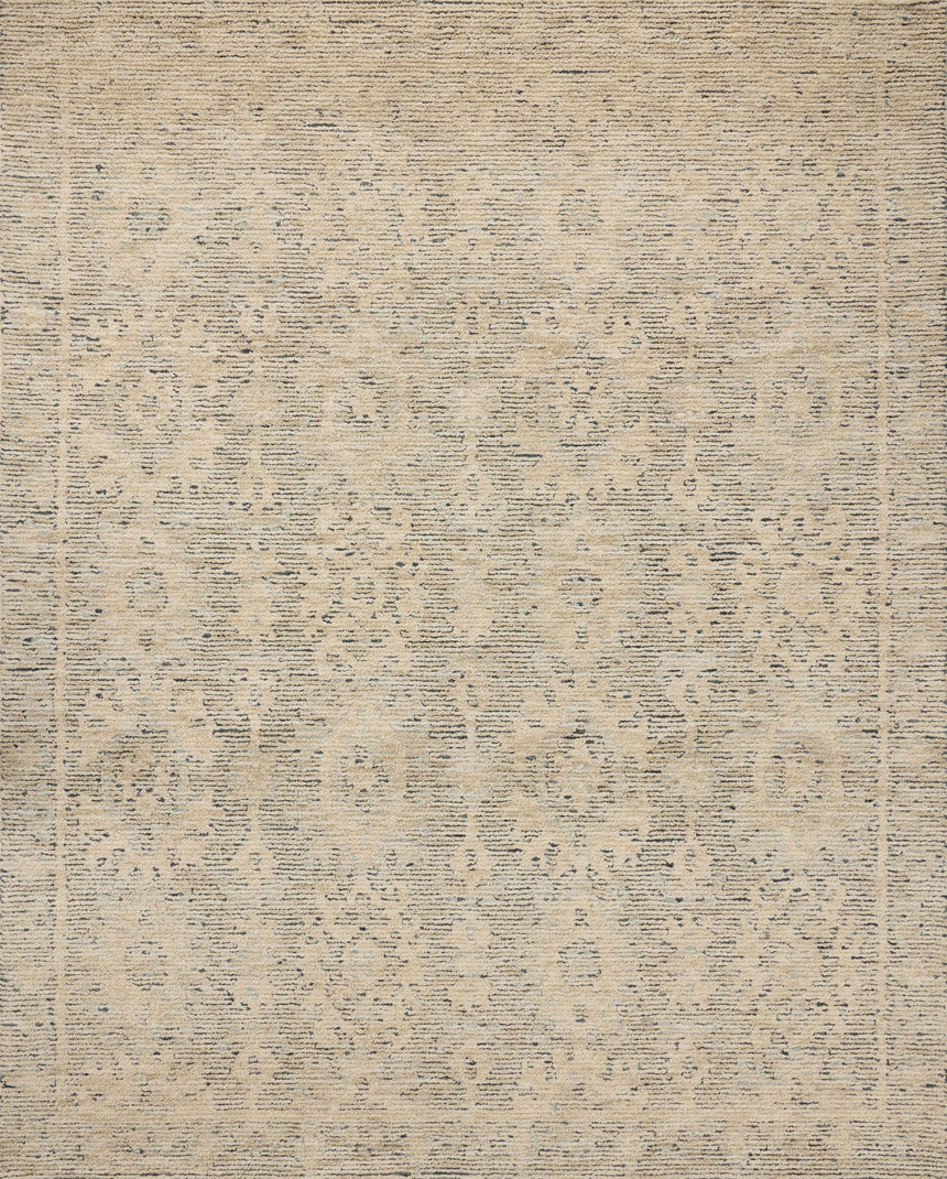 Penny Rug 03 | Blue / Natural