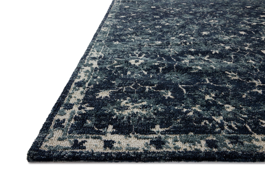 Percival Rug 02 | Navy / Ivory