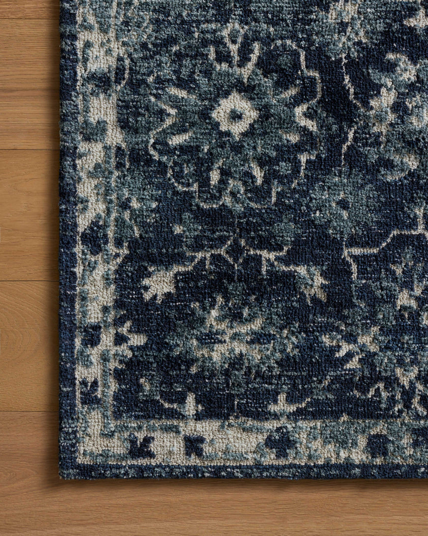 Percival Rug 02 | Navy / Ivory