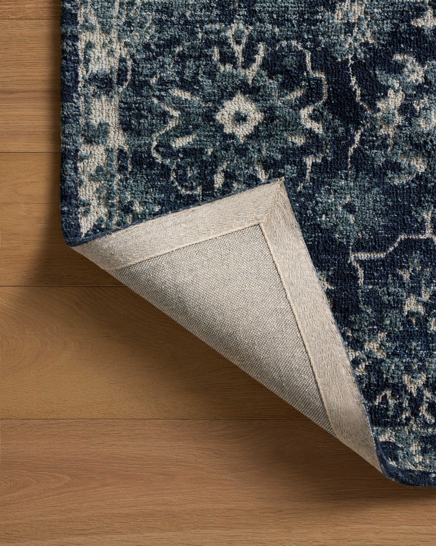 Percival Rug 02 | Navy / Ivory