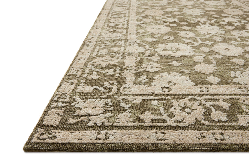 Percival Rug 06 | Moss / Natural