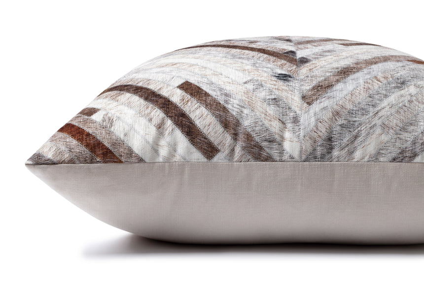 Faux Cowhide Floor Pillow