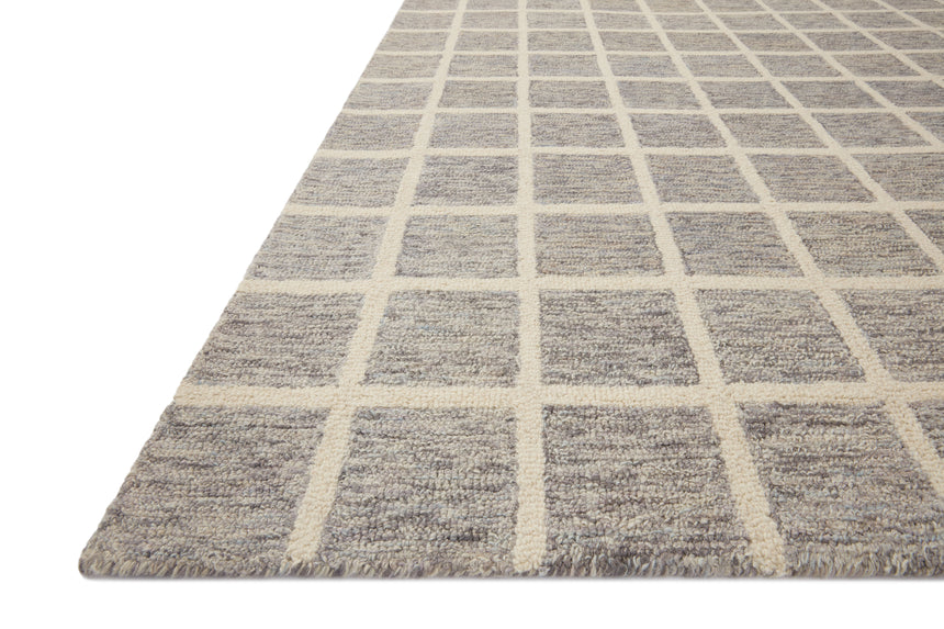 Polly Rug 05 | Slate / Ivory