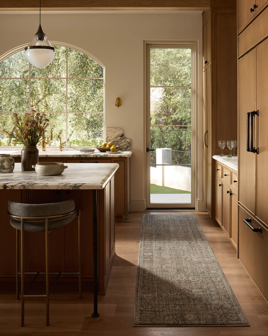 Priscilla Rug 04 | Blue / Bark