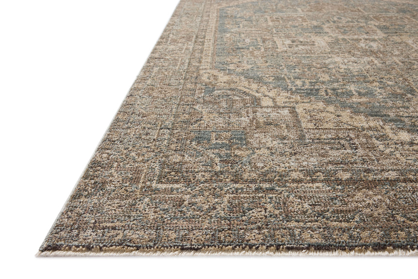 Priscilla Rug 04 | Blue / Bark