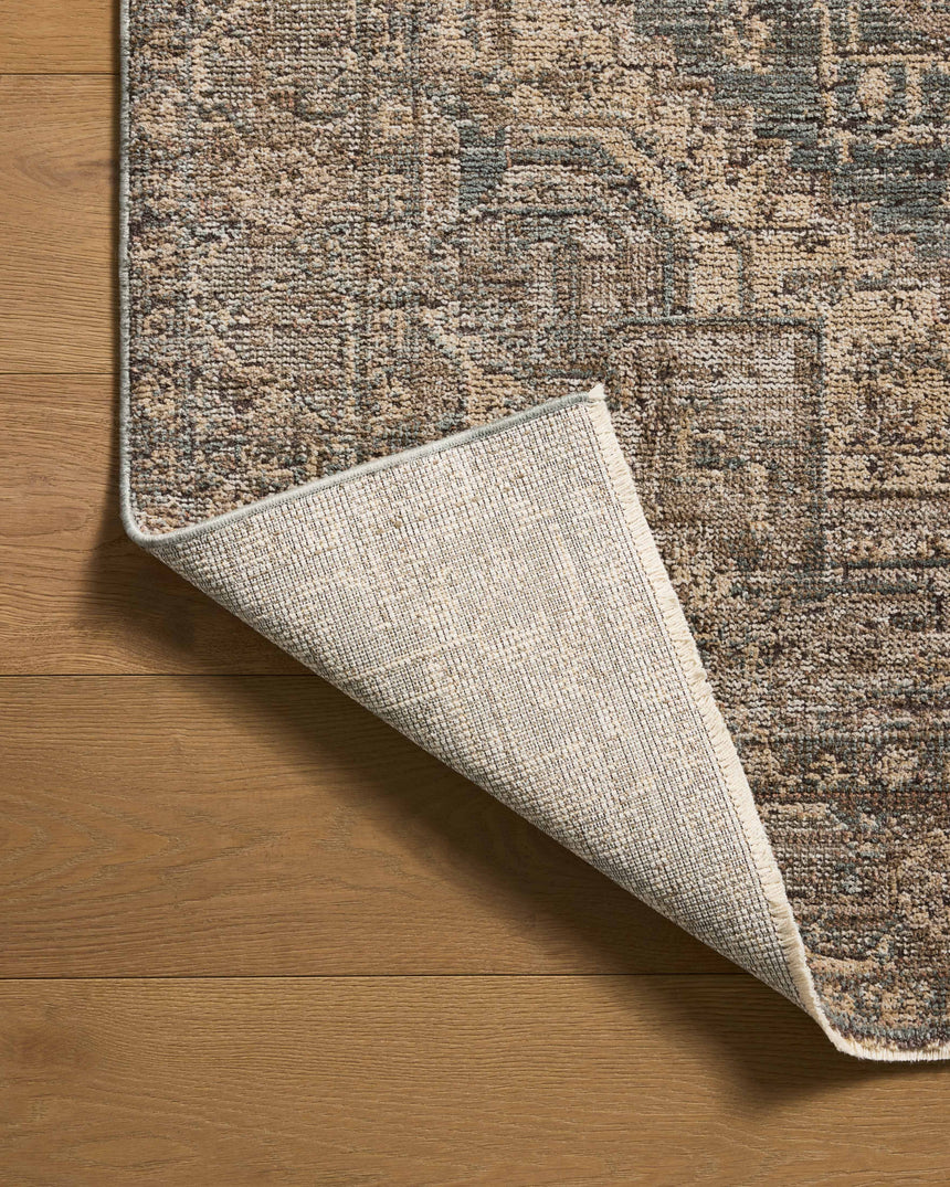Priscilla Rug 04 | Blue / Bark