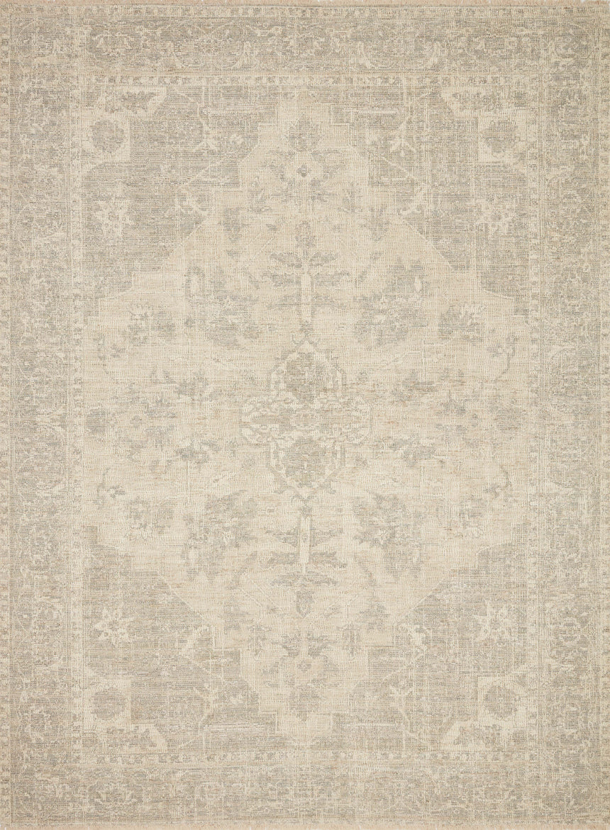 Priya Rug 04 | Ivory / Grey