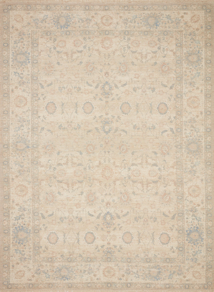 Priya Rug 05 | Natural / Blue