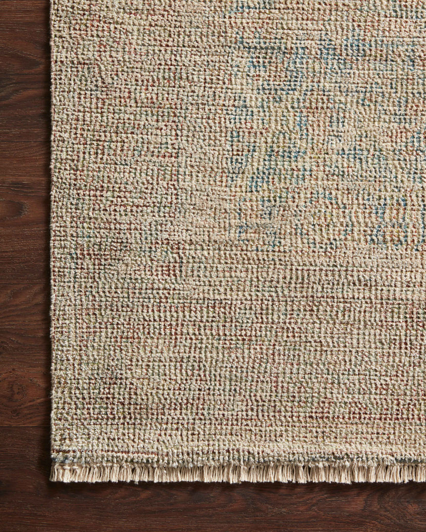 Priya Rug 06 | Denim / Rust