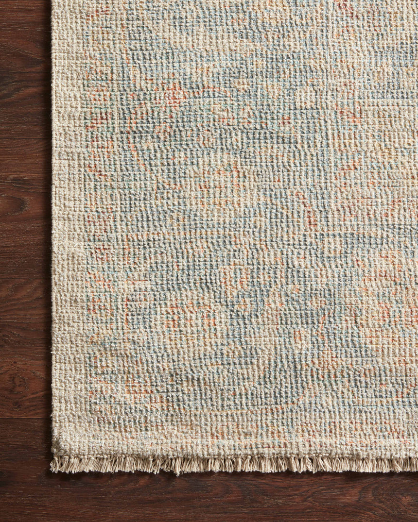 Priya Rug 08 | Bone / Bluestone