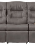 Trend Leather Graphite | Norwegian Comfort Paramount 3-Seater Wallsaver - Promo | Valley Ridge Furniture