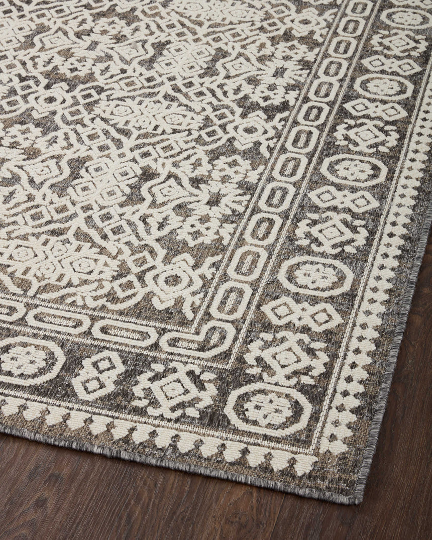 Rainier Rug 02 | Pebble / Ivory