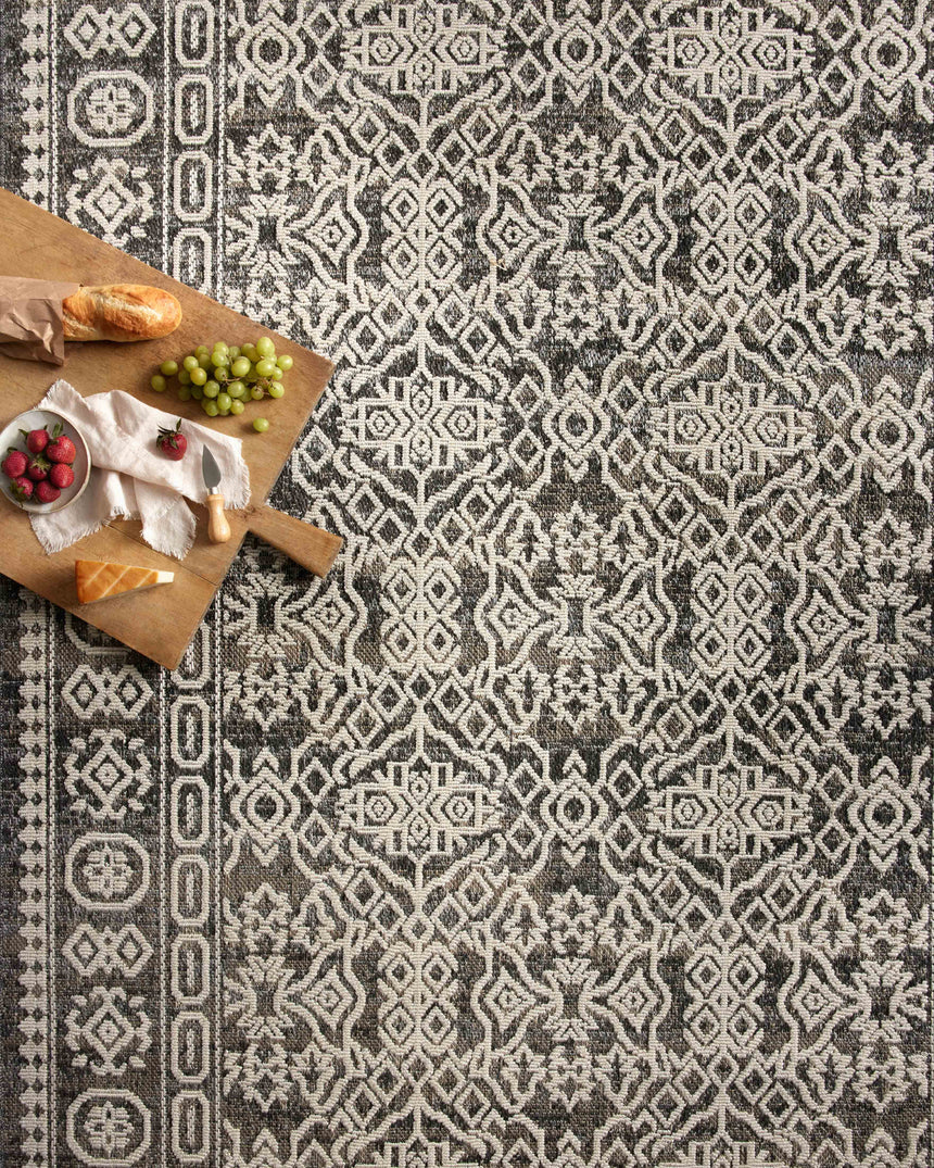 Rainier Rug 02 | Pebble / Ivory