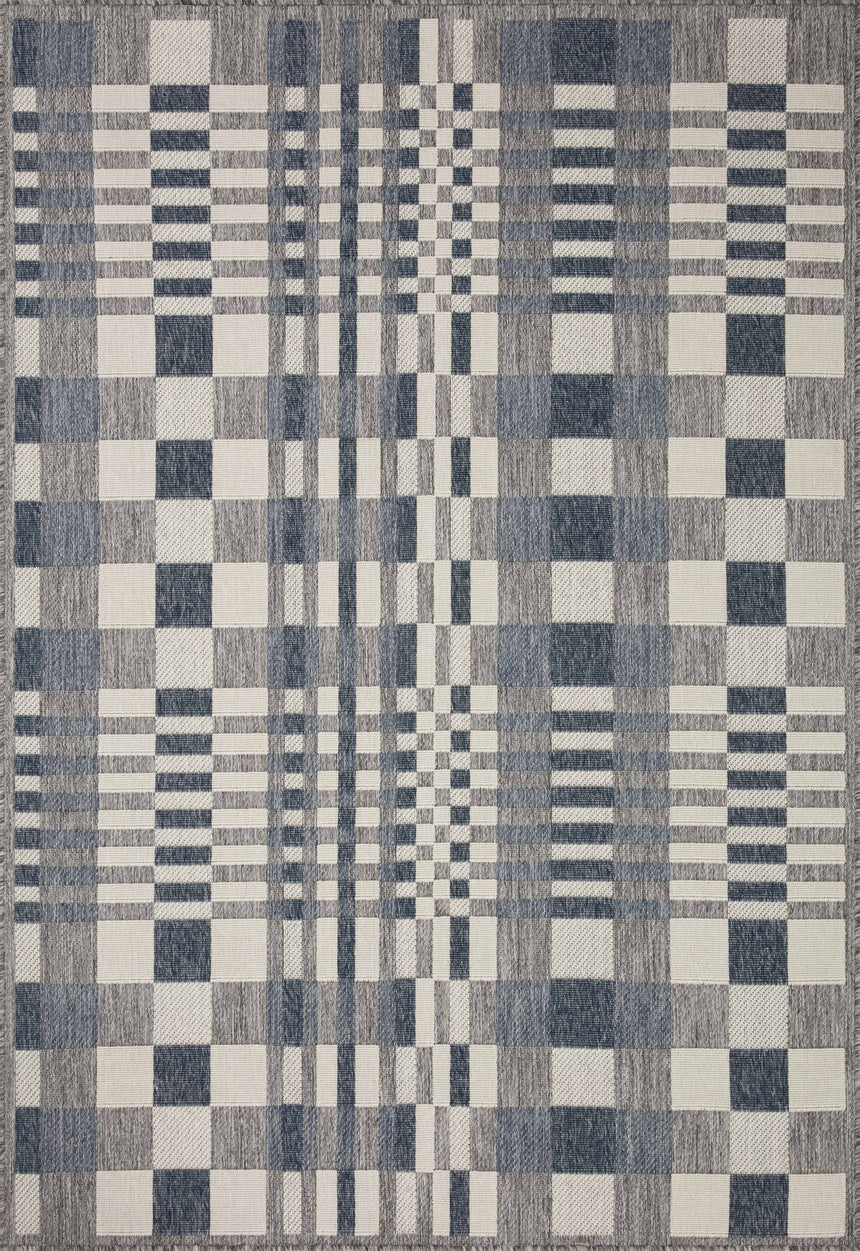 Rainier Rug 04 | Ivory / Denim