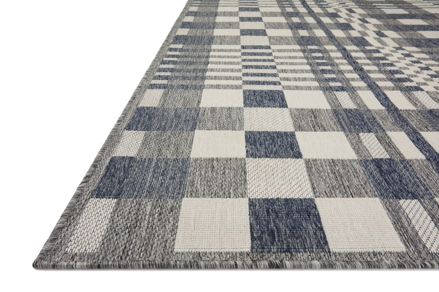 Rainier Rug 04 | Ivory / Denim
