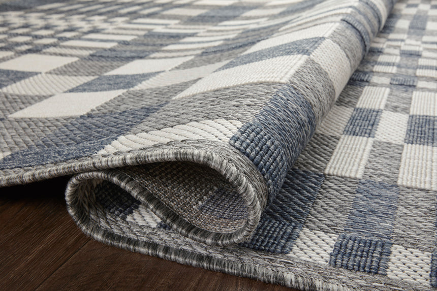 Rainier Rug 04 | Ivory / Denim