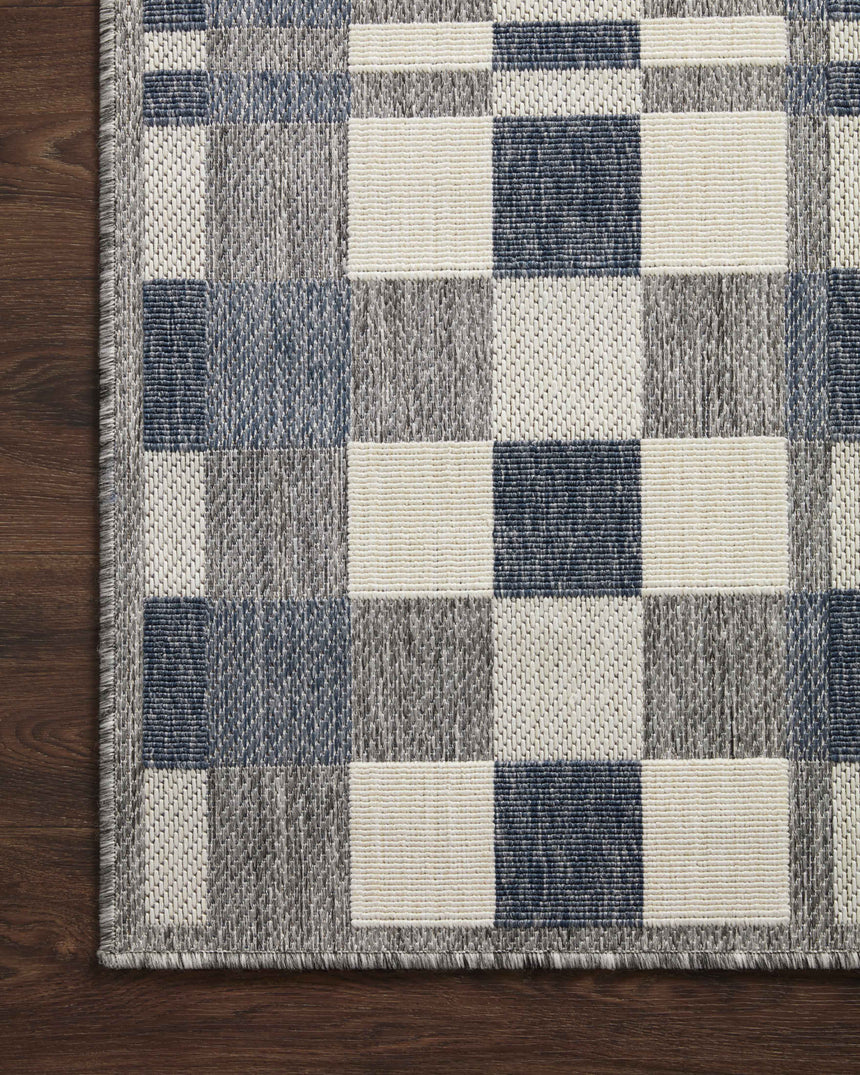 Rainier Rug 04 | Ivory / Denim