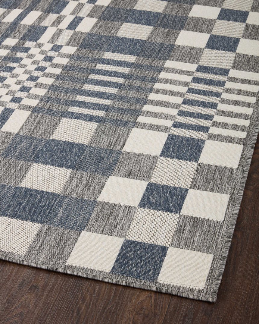 Rainier Rug 04 | Ivory / Denim