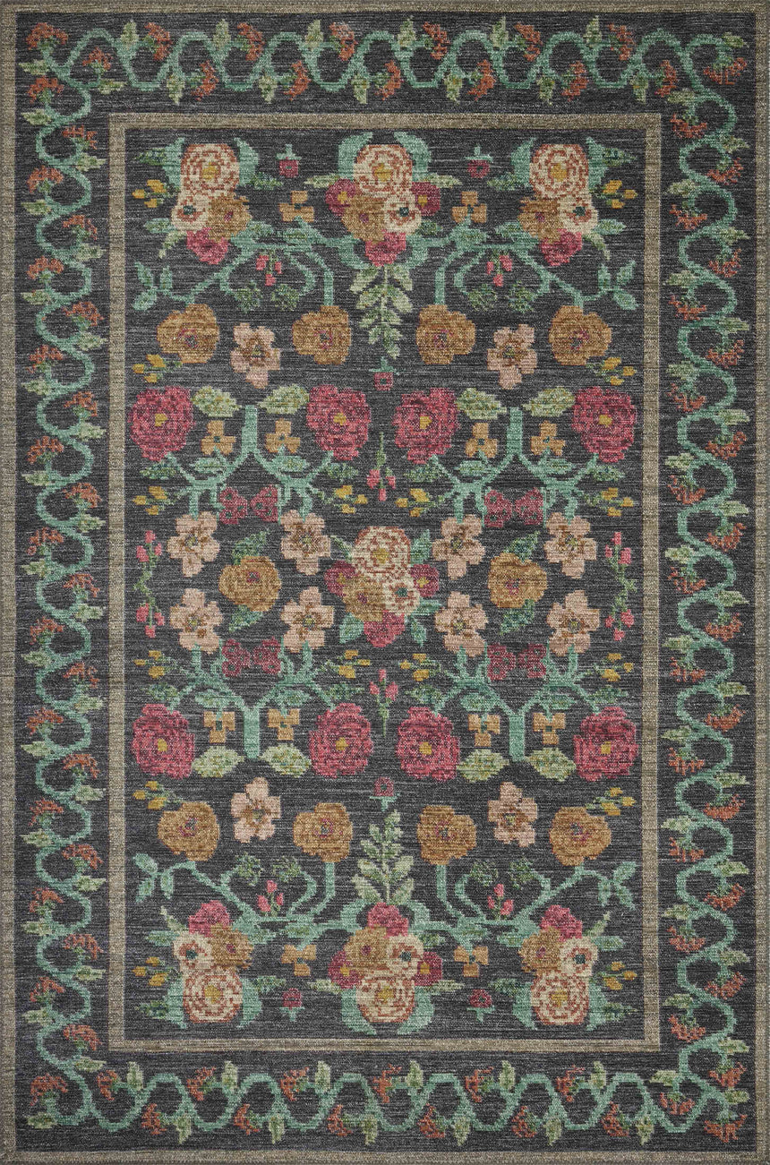 Rosa Rug 01 | Black