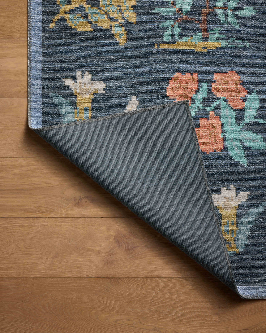 Rosa Rug 03 | Navy