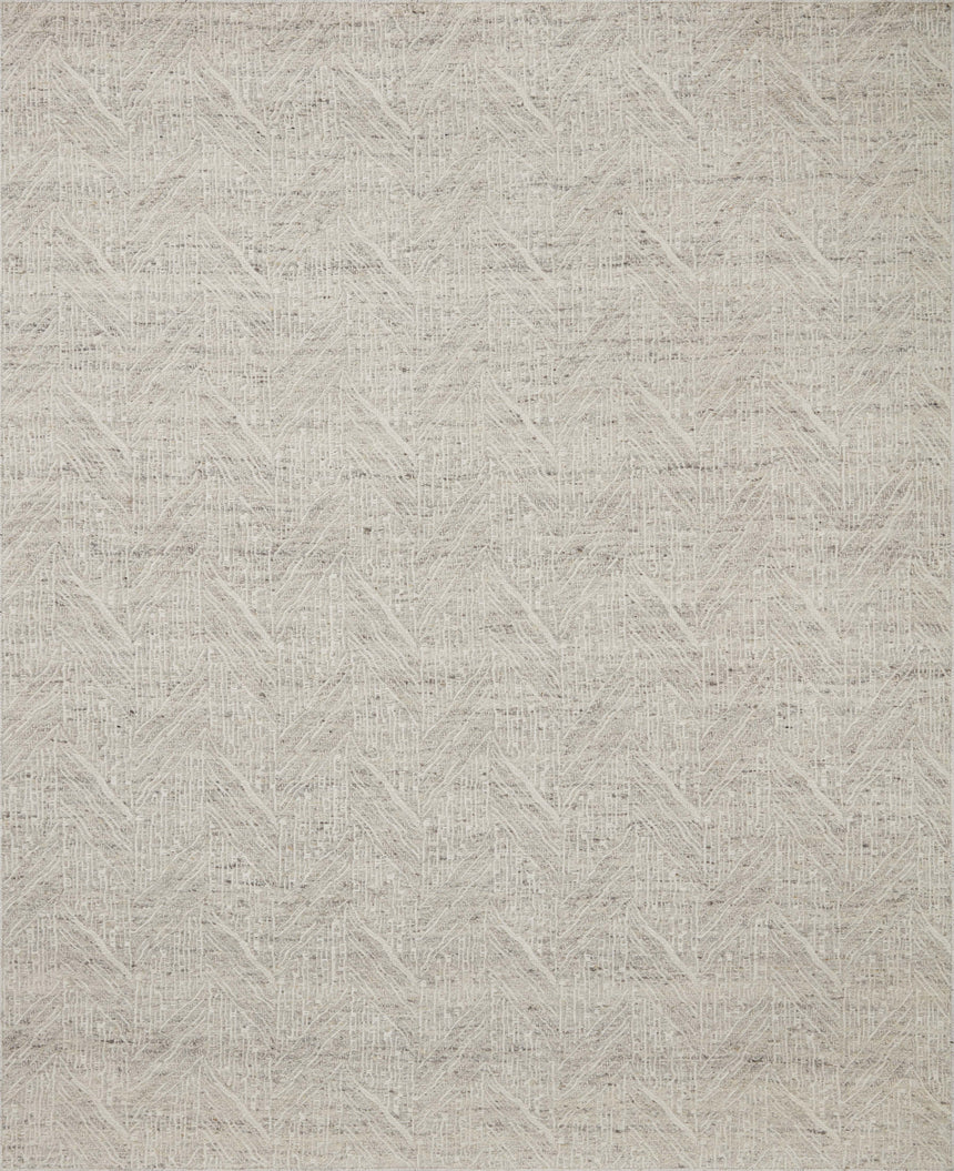 Raven Rug 01 | Silver / Ivory