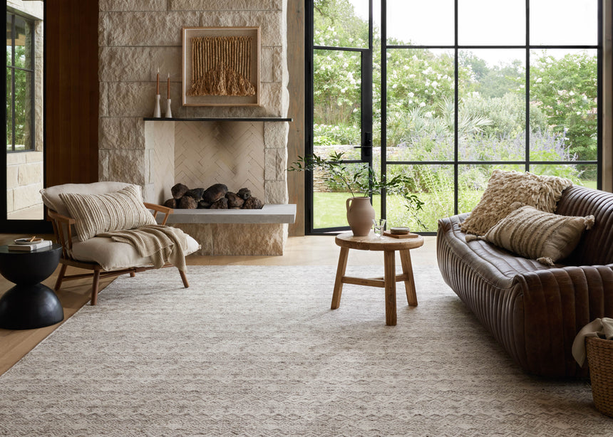 Raven Rug 03 | Dove / Ivory