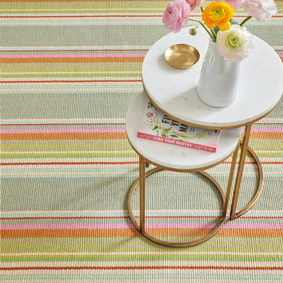 Stone Soup Handwoven Cotton Rug