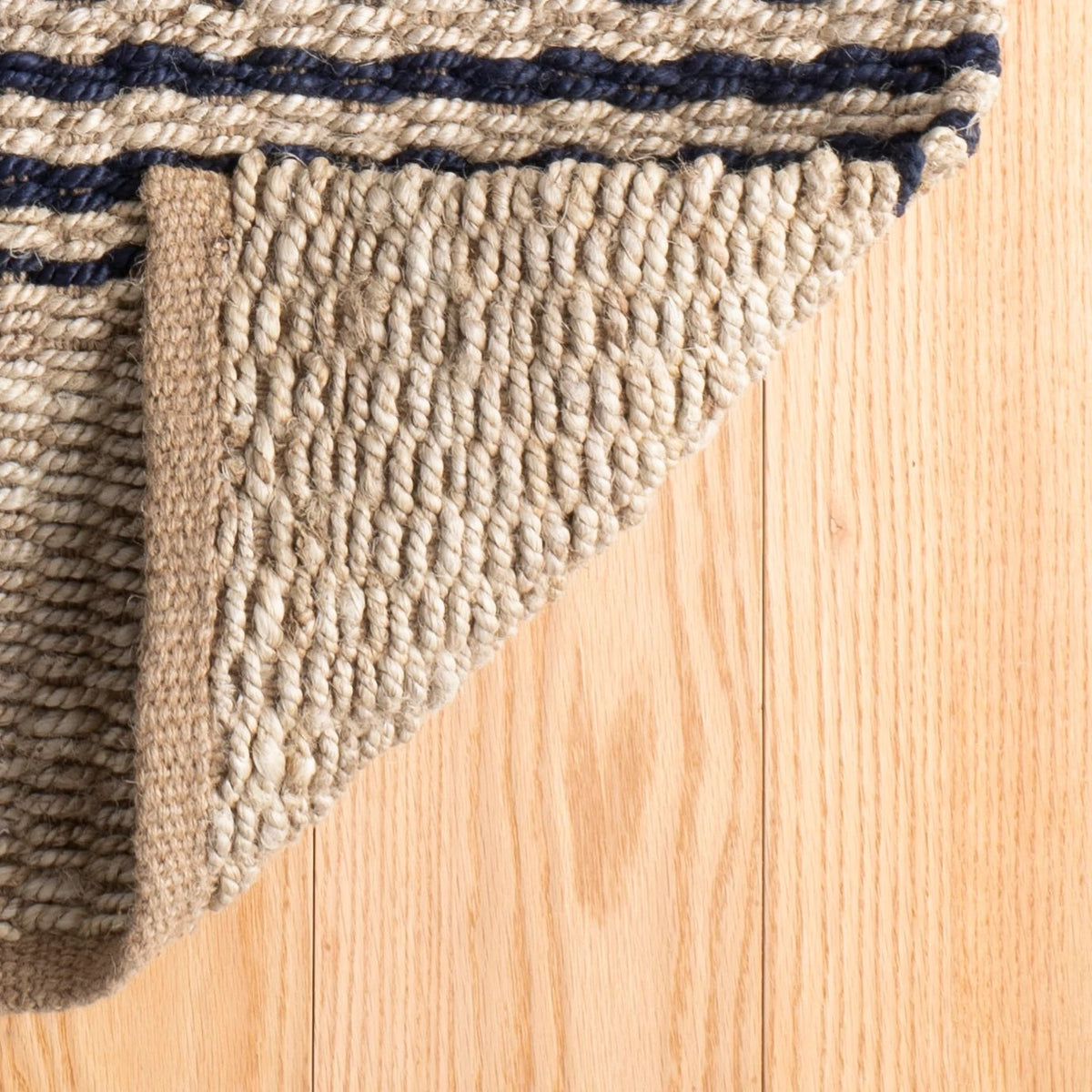Jute Ticking Handwoven Rug