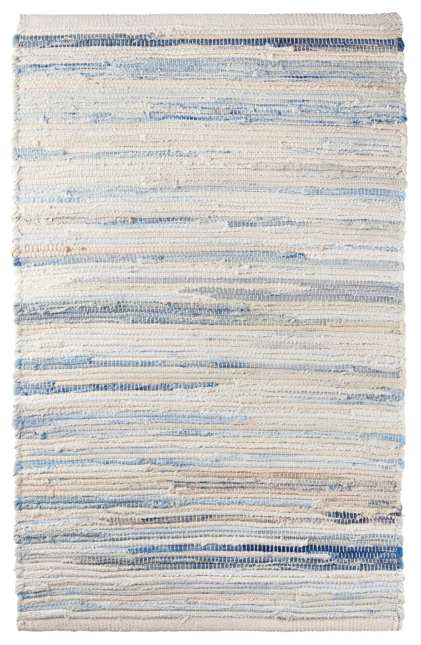 Denim Rag Handwoven Cotton Rug